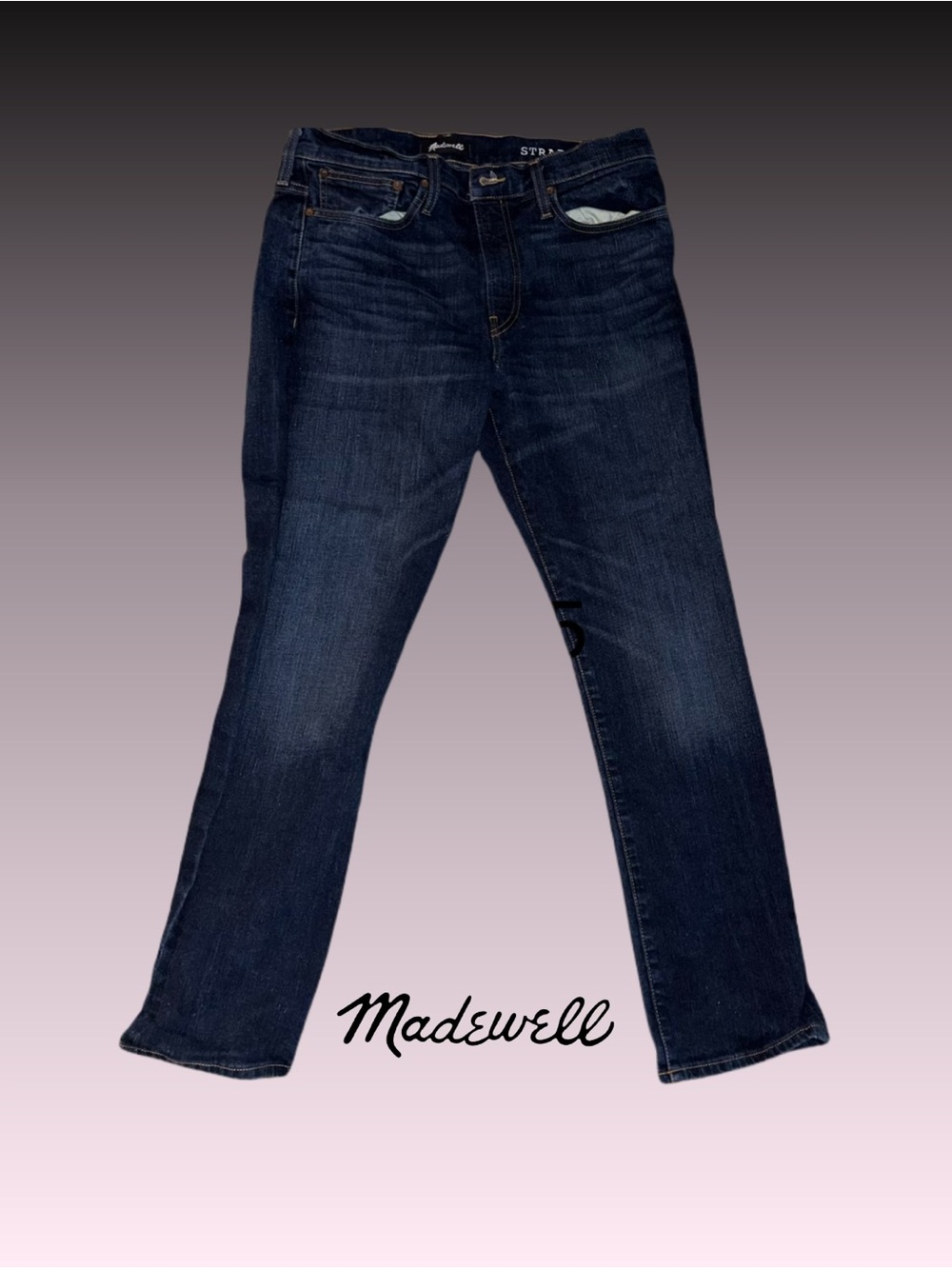 Madewell Men's Indigo Straight-Leg Jeans